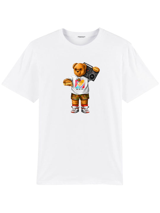 ESSENTIALS T-SHIRT <br>RADIO BEAR