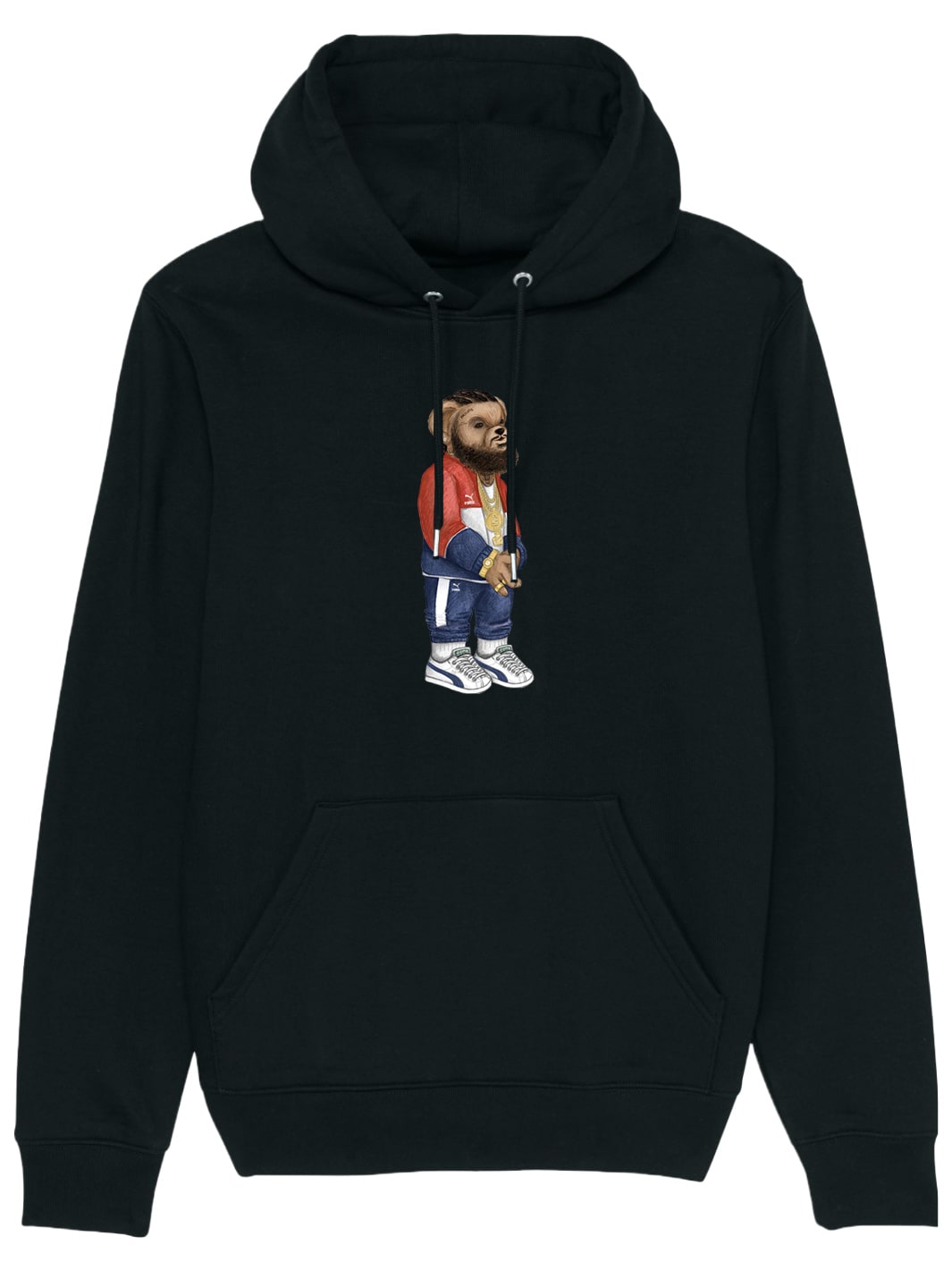 ESSENTIALS HOODIE <br> HUSSLE BEAR