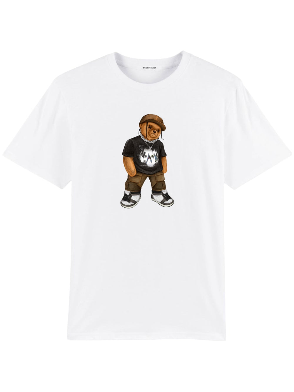 ESSENTIALS T-SHIRT <br>FLAME BEAR